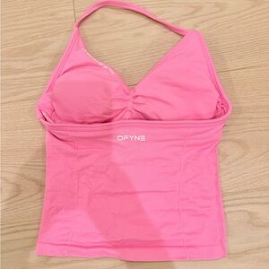 Pink Dfyne impact halter top size XS